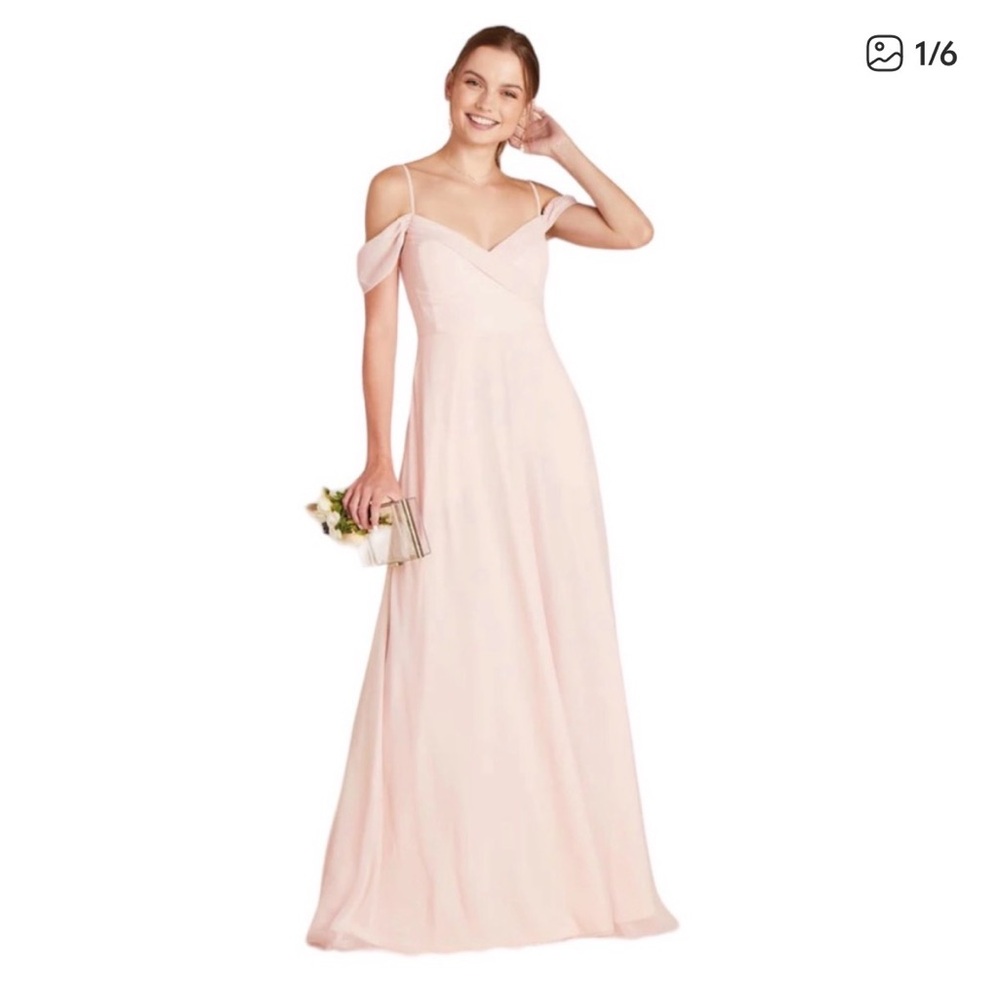 Birdy Grey Pale Blush Pink Spence Convertible Bridesmaid Dress